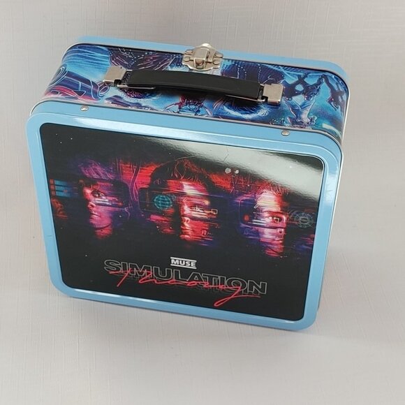 RARE Muse Limited Edition Metal Promo Lunch Box 2019 Simulation Theory - Picture 2 of 7